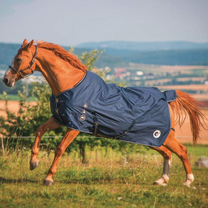 HorSeven Regendecke 50g - Marine/Navy, Grösse:145, 145