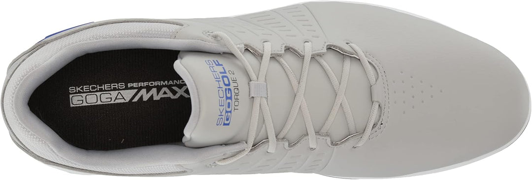 Skechers Herren Go Golf Torque Sneaker 40.5 EU Weit Gray Blue Sole, 40.5 EU Weit Gray Blue Sole