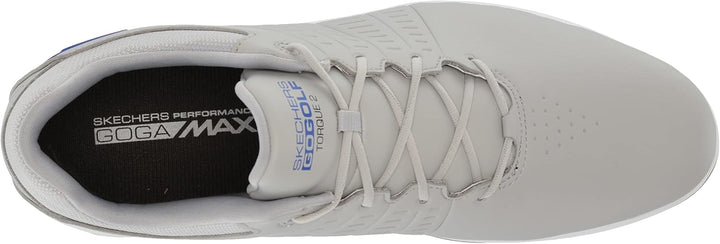 Skechers Herren Go Golf Torque Sneaker 40.5 EU Weit Gray Blue Sole, 40.5 EU Weit Gray Blue Sole