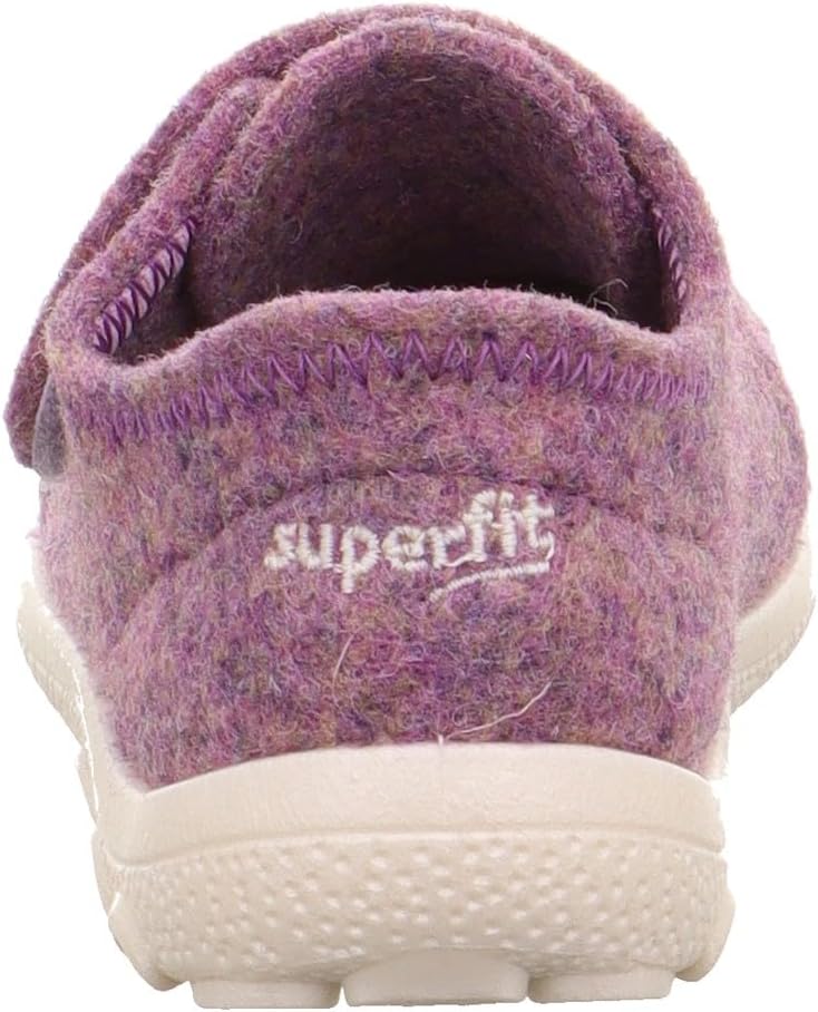 Superfit Mädchen Happy Hausschuhe 27 EU Weit Lila Weiss 8500, 27 EU Weit Lila Wei&#xDF; 8500
