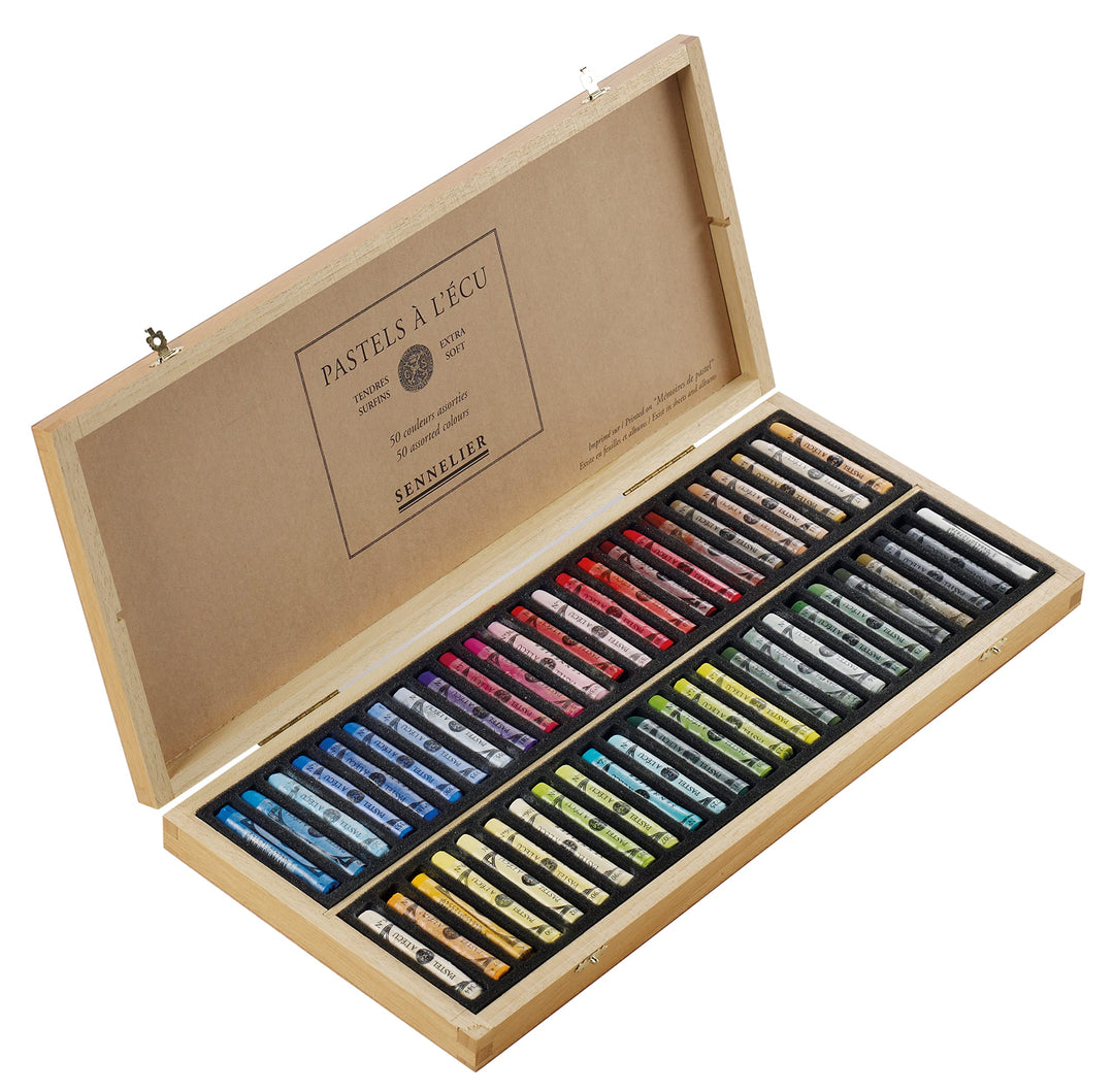 SENNELIER Extra weiches Pastell-Set, 50 Farben, mehrfarbig 1 stück (1er Pack), 1 stück (1er Pack)