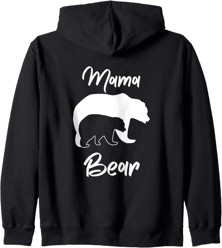 Mama Baer mit Babybär zum Muttertag Kapuzenjacke