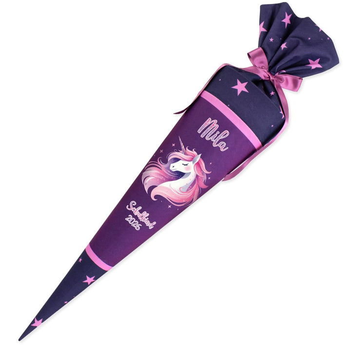 Deine Schultüte aus Stoff Kuschel Velvet Wunschmotiv individualisierbar mit Wunschname personalisier