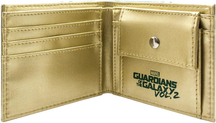 FVLFIL Guardians of The Galaxy Vol. 2 Baby Ich Bin Groot Gold Portemonnaie Geldbörse