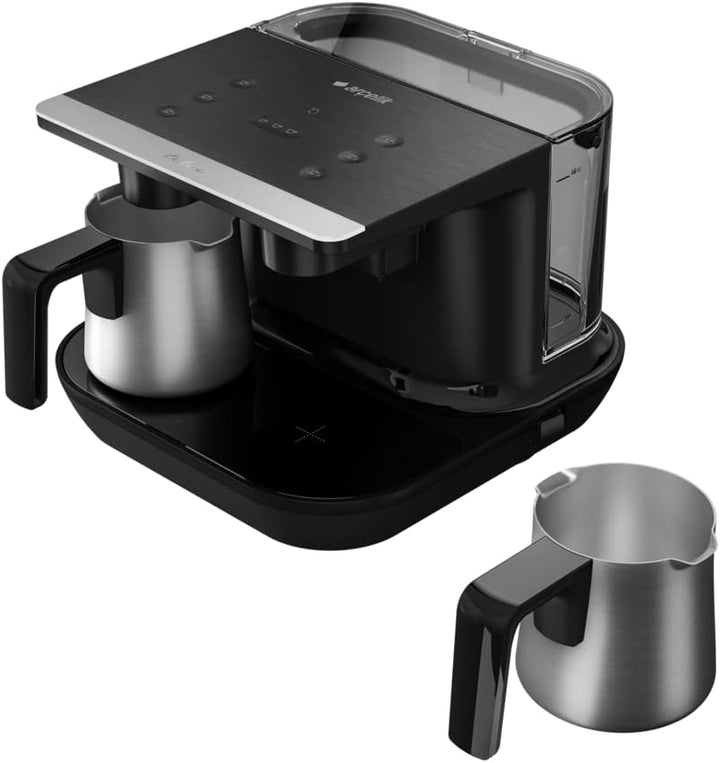 Arçelik Turkish Automatic Coffee Machine , Arabic coffee maker ( 6 cup ) TKM 9961 (Black), Black