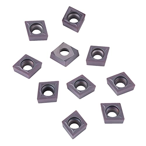 10pcs CNC Hartmetall Einsatzschneider CCMT09T304 VP15TF Wendeplatten für Drehmeissel, CCMT09T304 VP1