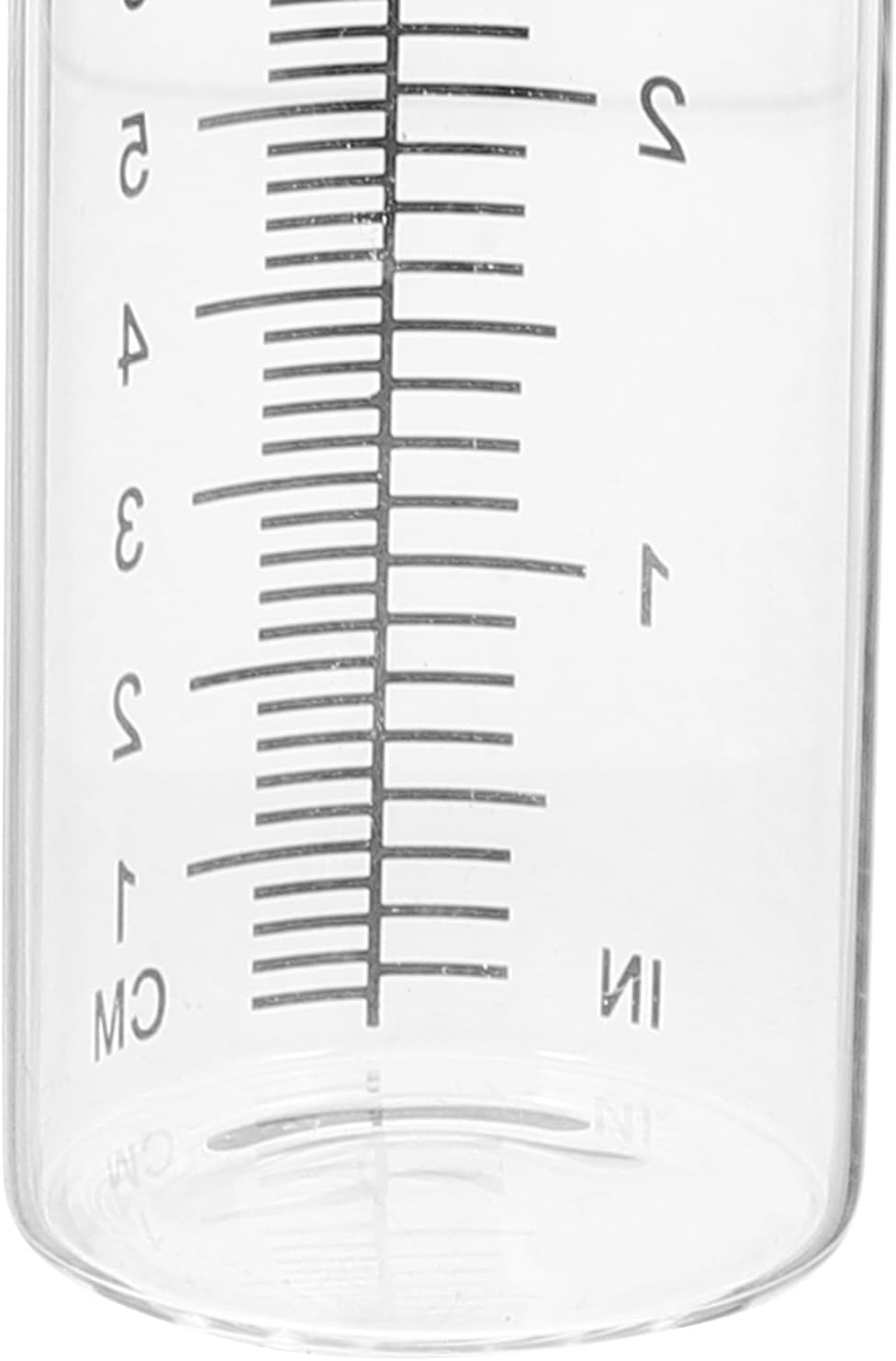 Toddmomy Regenmesser Ersatzglas, Niederschlagsmesser Messzylinder mit Skala, Frostsicherer Zylinder