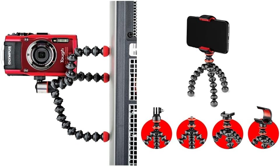 JOBY JB01506-BWW GorillaPod Magnetic 325 Flexibles Ministativ (mit Magnetfuss und integriertem Kugel