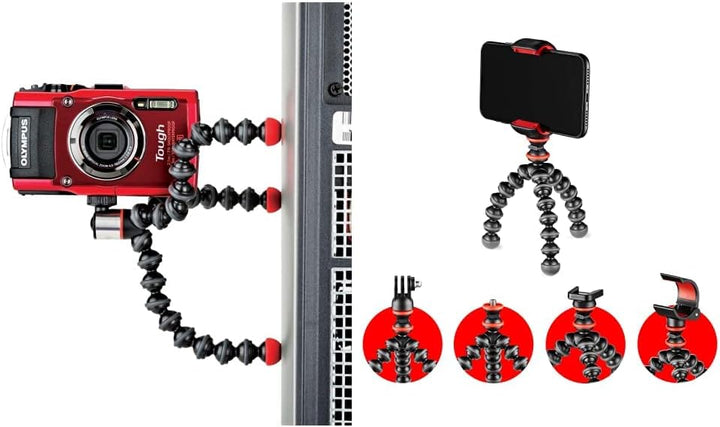 JOBY JB01506-BWW GorillaPod Magnetic 325 Flexibles Ministativ (mit Magnetfuss und integriertem Kugel
