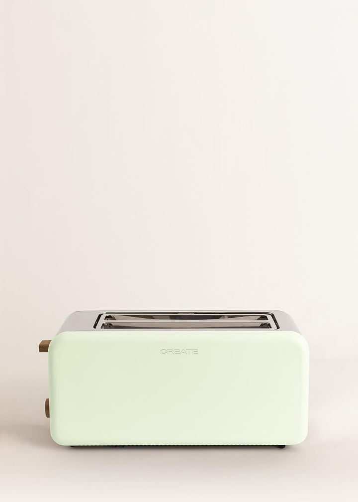 CREATE/PACK TOAST RETRO XL + KETTLE RETRO L/Wasserkocher 1,7L und Toaster mit 3 Toast-Stufen in Past