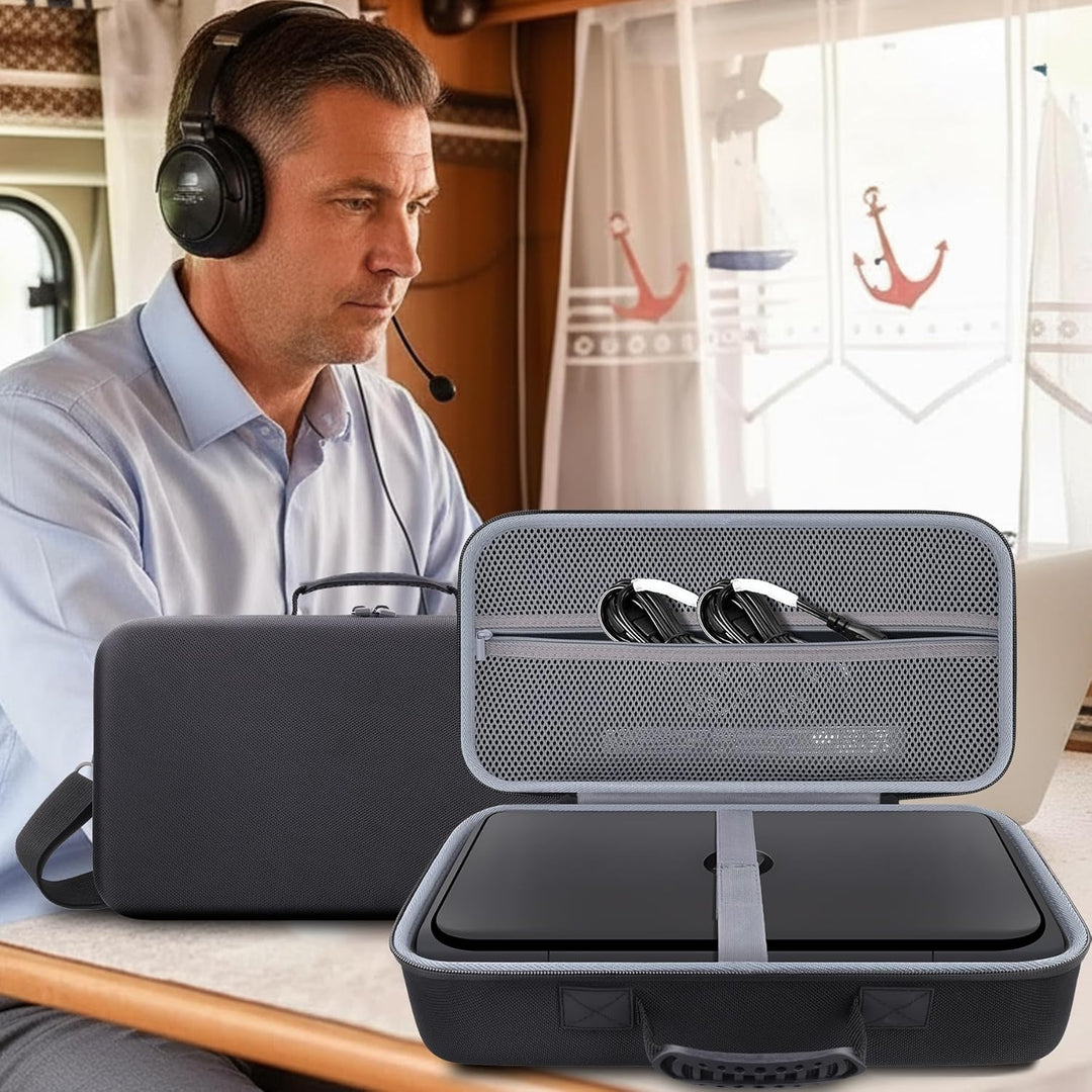 co2CREA Harte reiseschutzhülle Etui Tasche für HP Officejet 250 mobiler Multifunktionsdrucker (Nur H