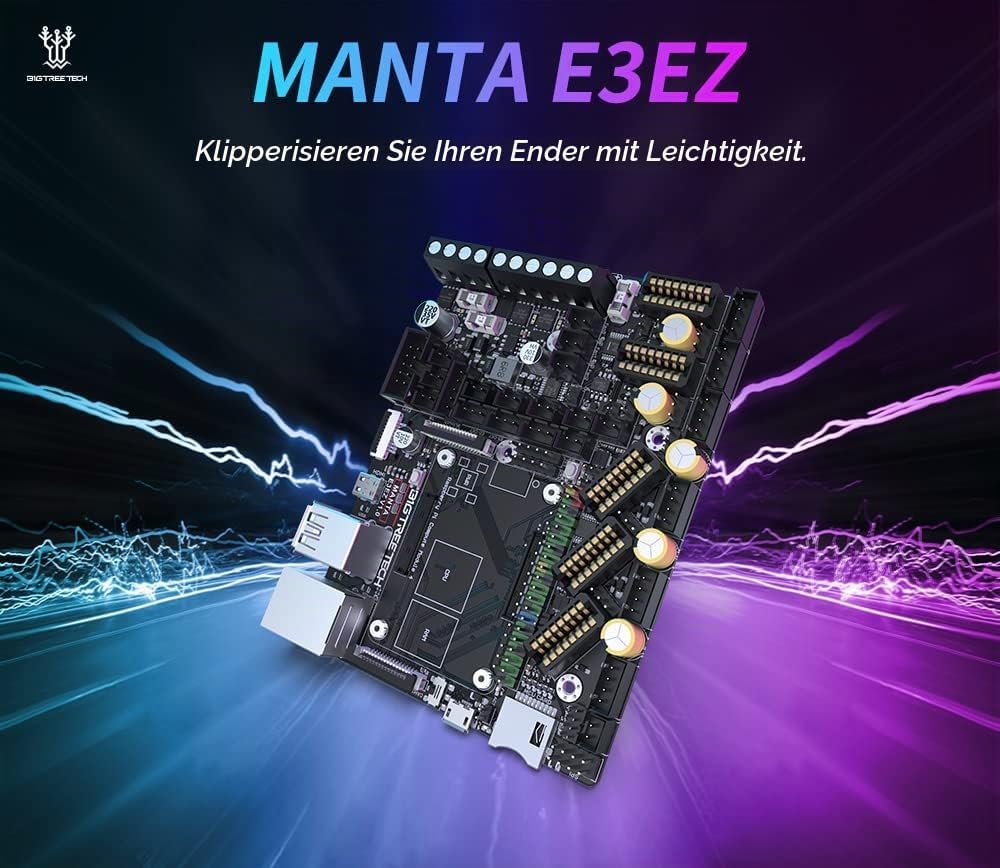 BIGTREETECH Manta E3 EZ Control Board 32Bit, Neues Upgrade Silent Board unterstützt Klipper-Firmware