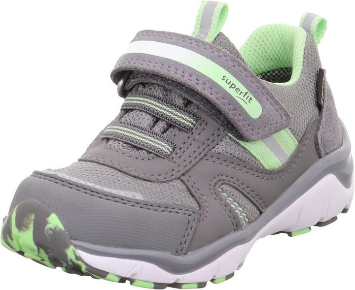 Superfit Jungen Sport5 Sneaker 21 EU Hellgrau Hellgrün 2510, 21 EU Hellgrau Hellgrün 2510