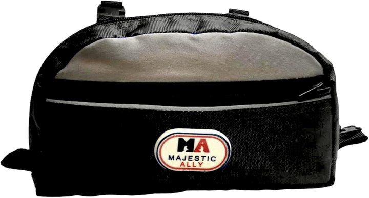 Majestic Ally Nylon Reflektierende Satteltasche für Westernsattel (schwarz), Einheitsgrösse Schwarz