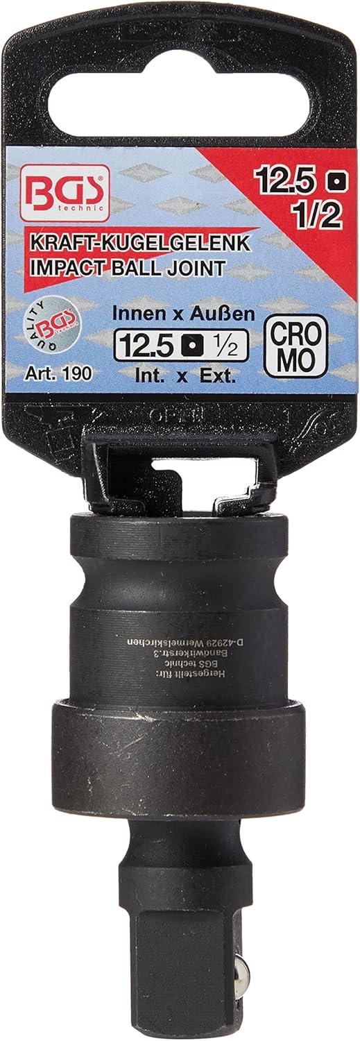 BGS 5207 | Kraft-Steckschlüssel-Einsatz-Satz Sechskant | 14-tlg. | 12,5 mm (1/2") | SW 10-32 mm | CR