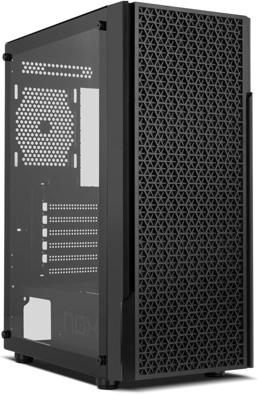 NOX XTREME PRODUCTS Infinity BETA - Semitower M-ATX | ITX, Seitenfenster aus gehärtetem Glas, Frontg