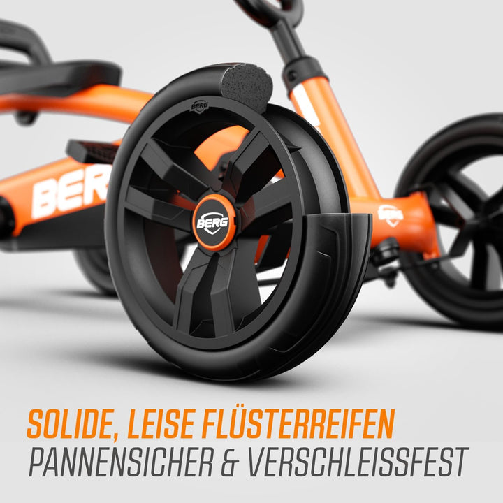 BERG Buzzy Kinder Go-Kart ab 2 Jahren, Tretfahrzeug Kettcar für Kleinkinder, Stabiles Kindergokart m