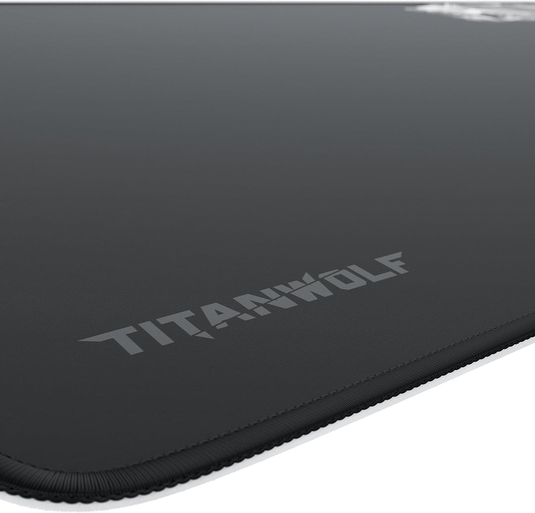 TITANWOLF XXL Speed Gaming Mauspad - 900 x 400mm - XXL Mousepad - Tischunterlage Large Size - mit Ti