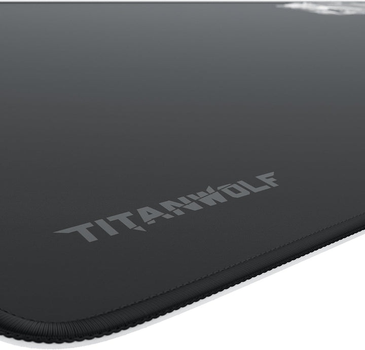 TITANWOLF XXL Speed Gaming Mauspad - 900 x 400mm - XXL Mousepad - Tischunterlage Large Size - mit Ti