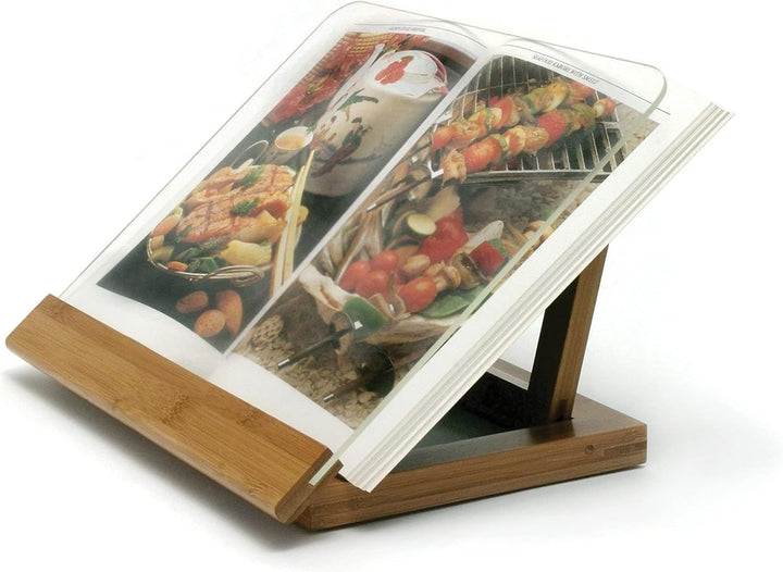 Lipper International 8815 Kochbuchhalter aus Bambusholz und Acryl, 31 x 24 x 16 cm Kochbuchhalterung