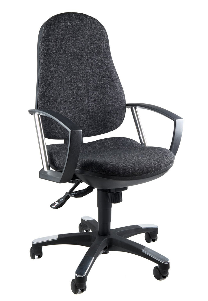Topstar 9020AG22, Trend SY 10, Bürostuhl, Schreibtischstuhl, ergonomisch, mit Armlehnen, Bezugsstoff