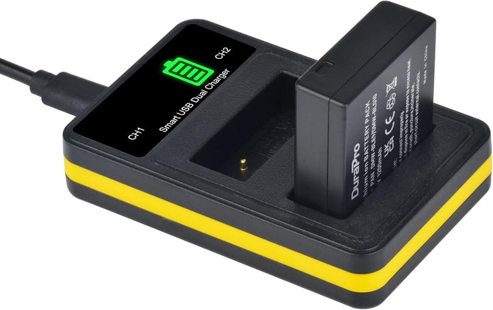 DuraPro 2Pcs DMW-BLE9 DMW-BLG10 Akku + LED USB Dual Ladegerät with Type c Port für Panasonic DMW-BLG