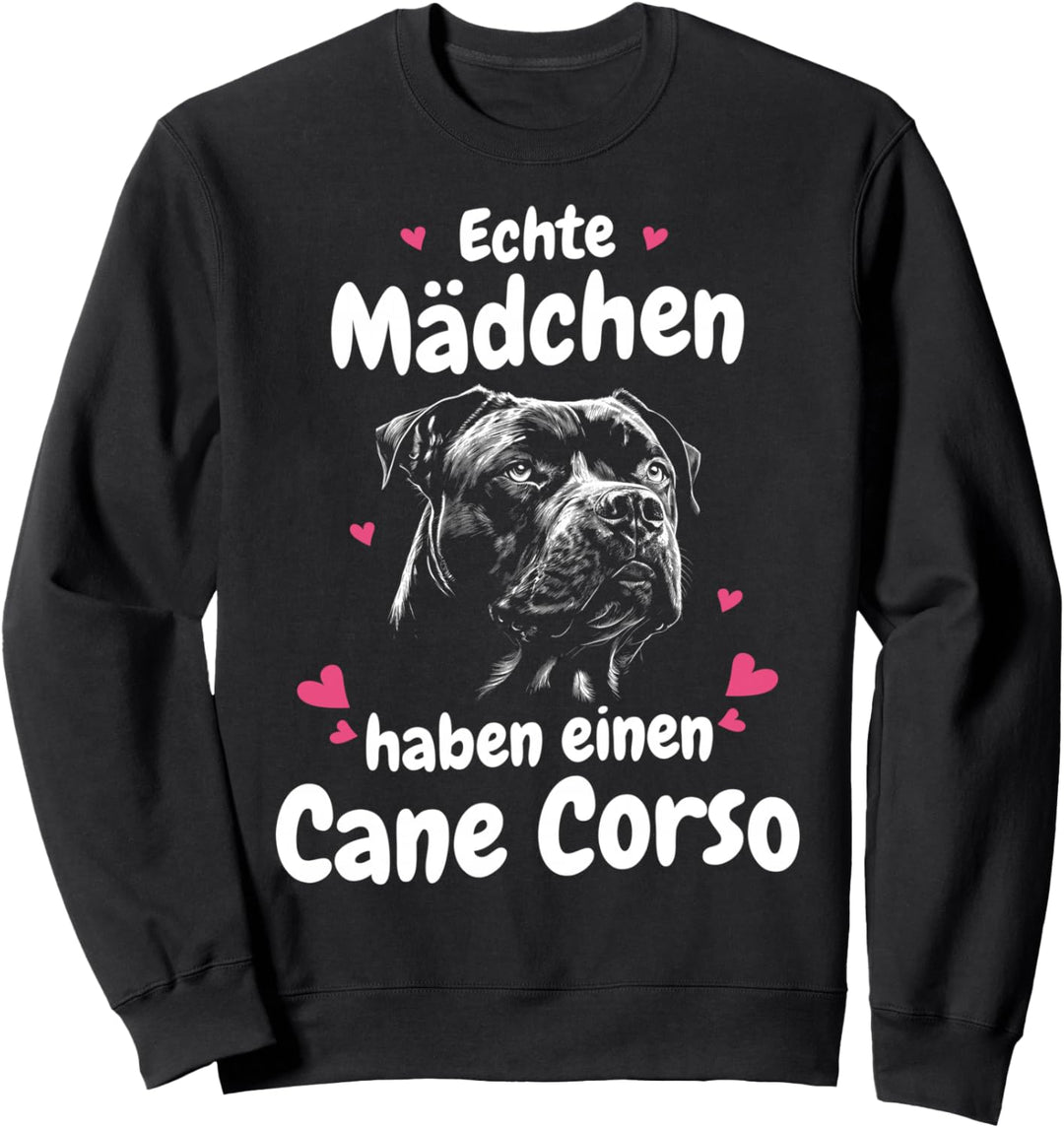 Cane Corso Hund Echte Mädchen haben einen Cane Corso Sweatshirt