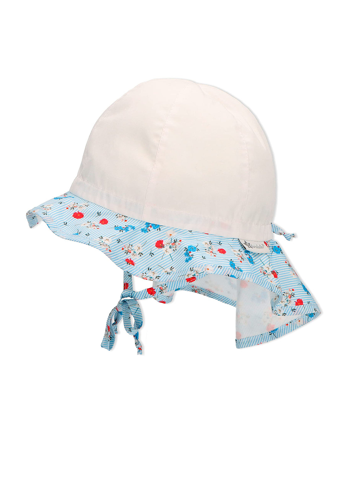 Sterntaler Mädchen Hut Sonnenhut Blumenkranz 43 Weiss, 43 Weiss