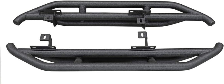 Schwarze Black Rock Slider Rails Trittbretter Schwellerrohre mit Teilegutachen - passend für den 2-T