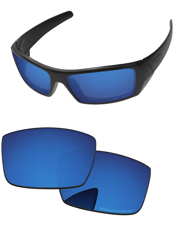 PapaViva Ersatzlinsen für for Oakley Gascan OO9014 Deep Water - Polarized, Deep Water - Polarized