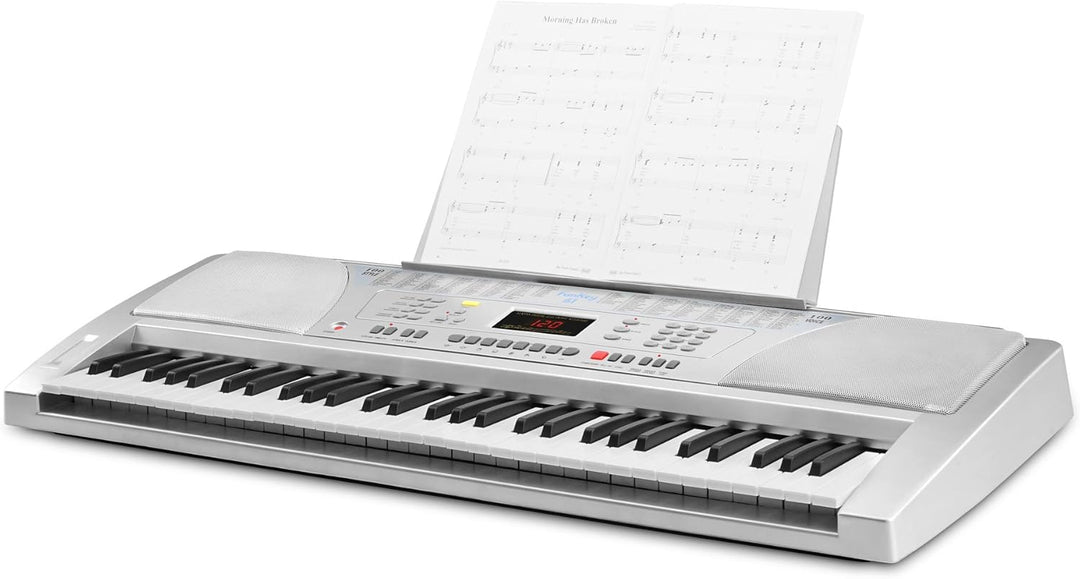 Funkey 61 Keyboard inkl. höhenverstellbarem Ständer, Sitzbank und Keyboard Basics Lehrbuch (61 Taste