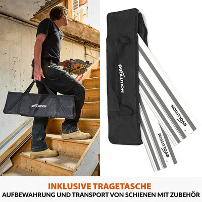 Evolution ST1400-G2 Führungsschiene Kreissägen Universal passend für die meisten Marken Makita, Meta