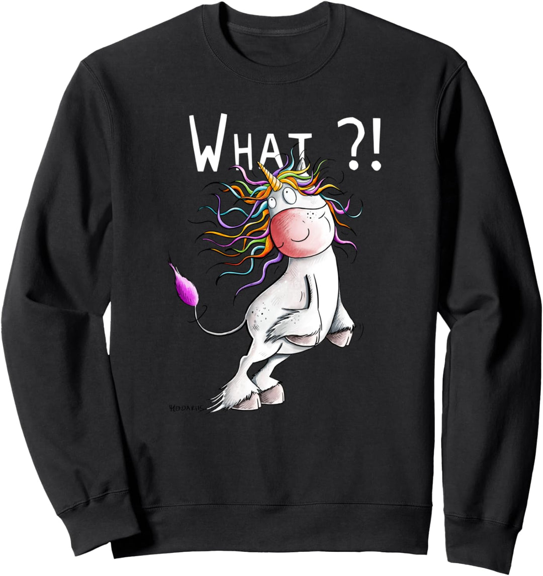 What Einhorn I Unicorn Fun I Fantasy Comic Einhörner Sweatshirt