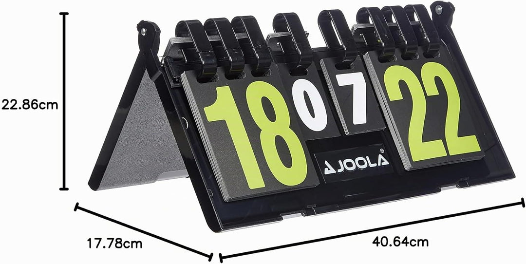 JOOLA Anzeigetafel Result Zählgerät Schwarz 36x21, Schwarz 36x21