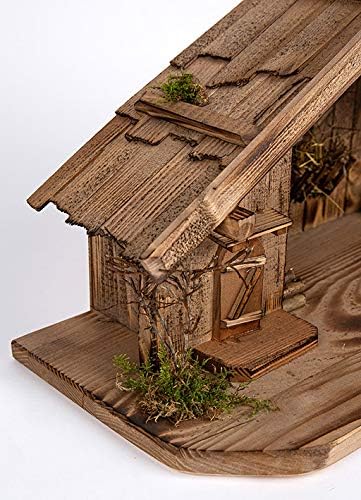 Holz und Gartentrends Weihnachtskrippe Krippe Krippenstall Weihnachten Weihnachtskrippen Tischkrippe