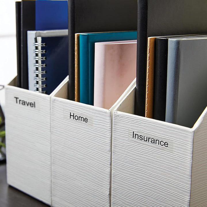 DYMO Original D1-Etikettenband | schwarz auf transparent | 12 mm x 7 m | selbstklebendes Schriftband