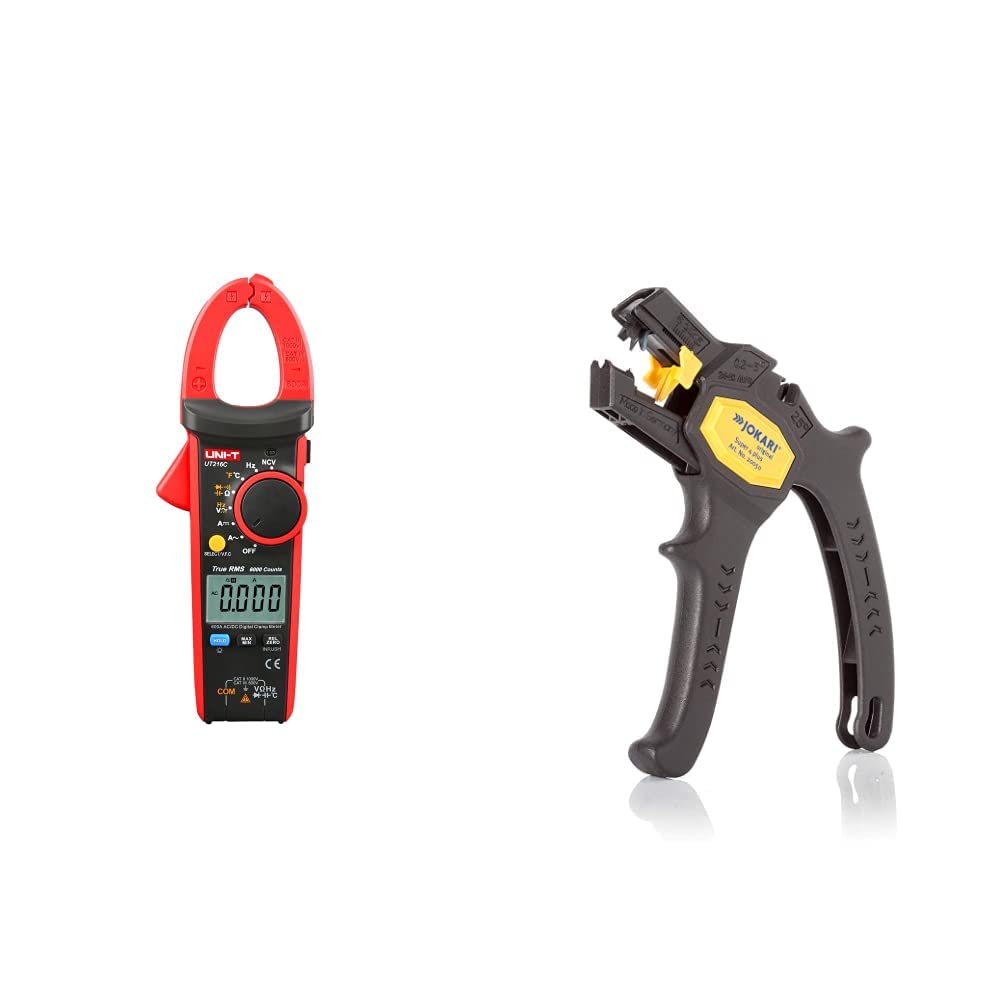 UNI-T UT216C True RMS 600A Digitale Strommesszange Voltmeter Amperemeter Auto Range Tester & JOKARI