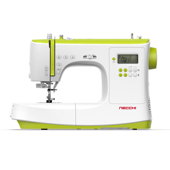 Necchi NC-102D nähmaschine, Innen aus Aluminium-Druckguss, ABS-Gehäuse, Light Green, Regular