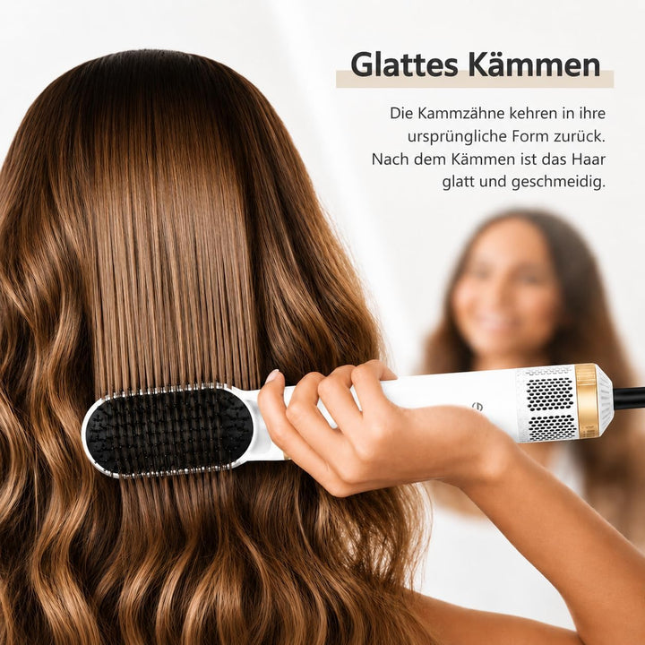 Airstyler 5-in-1, Multifunktionaler Hairstyler Set mit Warmluftbürste, Ionen Föhn, Professioneller H