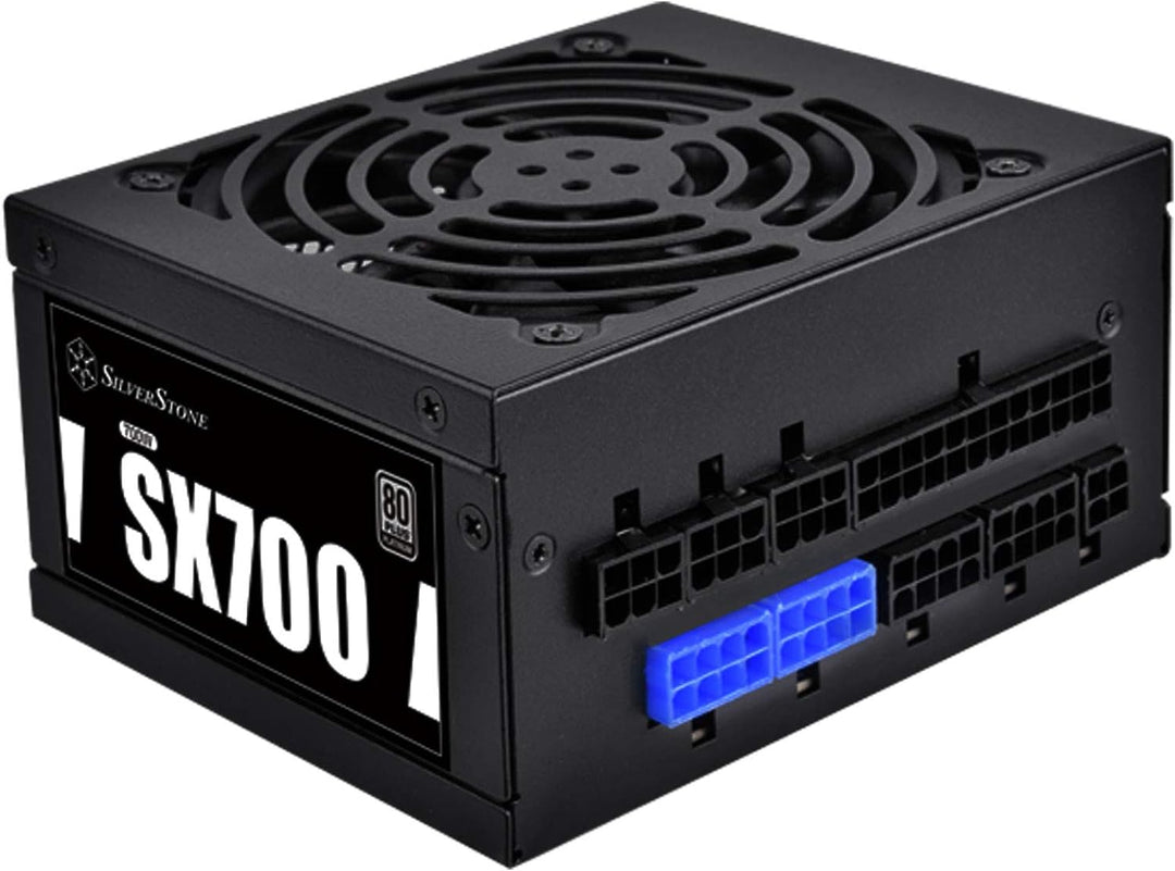 SilverStone Technology SST-SX700-PT - SFX Serie, 700W 80 Plus Bronze flüsterleises PC-Netzteil mit 9