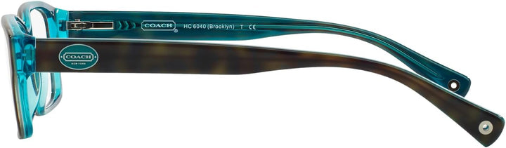 COACH Brillengestell HC 6040 5116 Dark Tortoise Teal 52MM