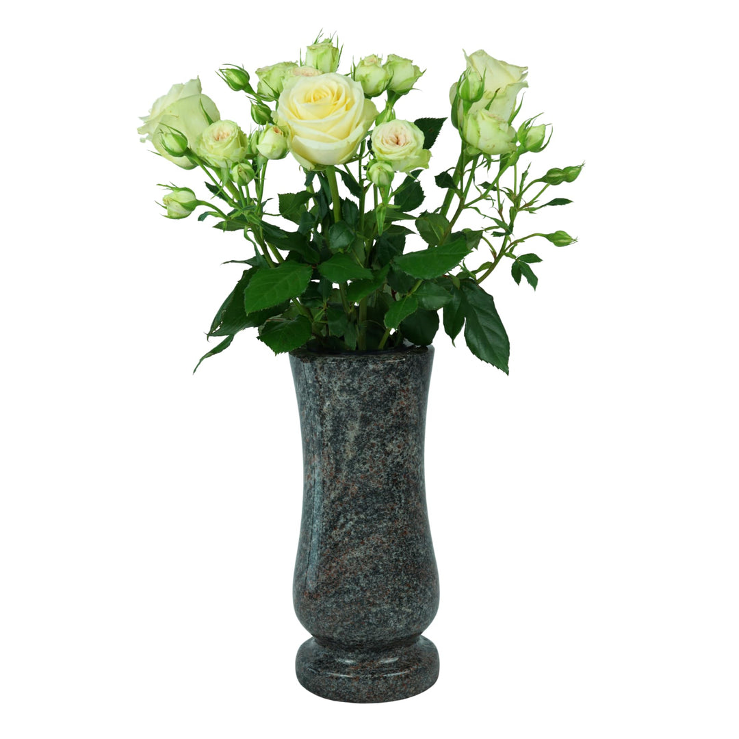 designgrab Taille-medium Grabvase aus Granit Himalaya