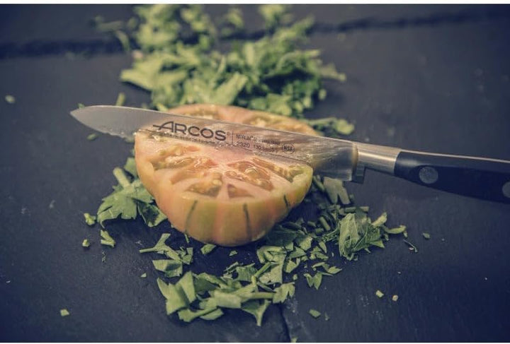 Arcos 232000 Serie Riviera - Tomatenmesser - Klinge aus Nitrum geschmiedetem Edelstahl 130 mm - Hand