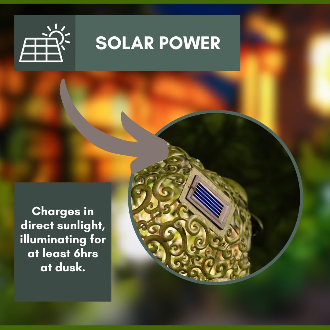Smart Solar 1050113 Dekofigur Frosch aus Metall