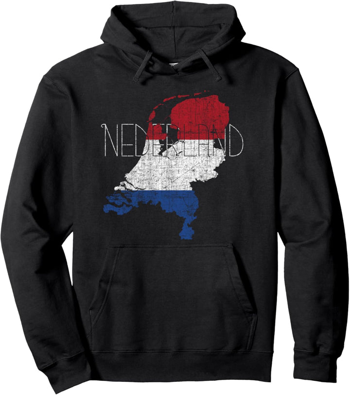 Niederländisch Karte und Flagge - Verzweifelt Niederlande Pullover Hoodie