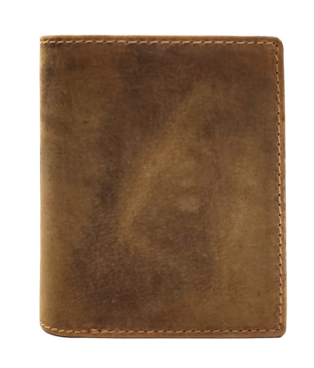 Jockey Club echt Leder Geldbörse Portemonnaie Geldbeutel mit RFID NFC Schutz Vintage (braun), Braun