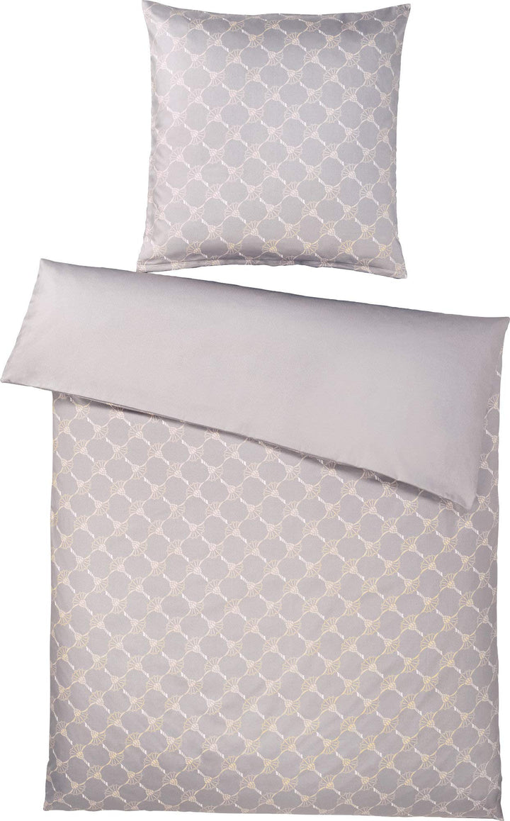 Joop, Mako-Satin-Bettwäsche, Kornblumen-Muster mit nuancierten Farben 135x200 + 1x40x80 sand 135x200