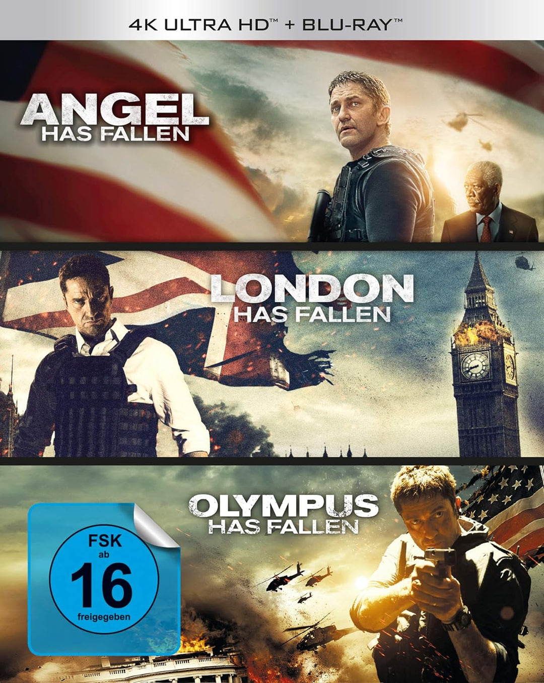Olympus/London/Angel has fallen - Triple Film Collection Ultra-HD Blu-ray (3x 4K Ultra-HD) (3x Blu-r