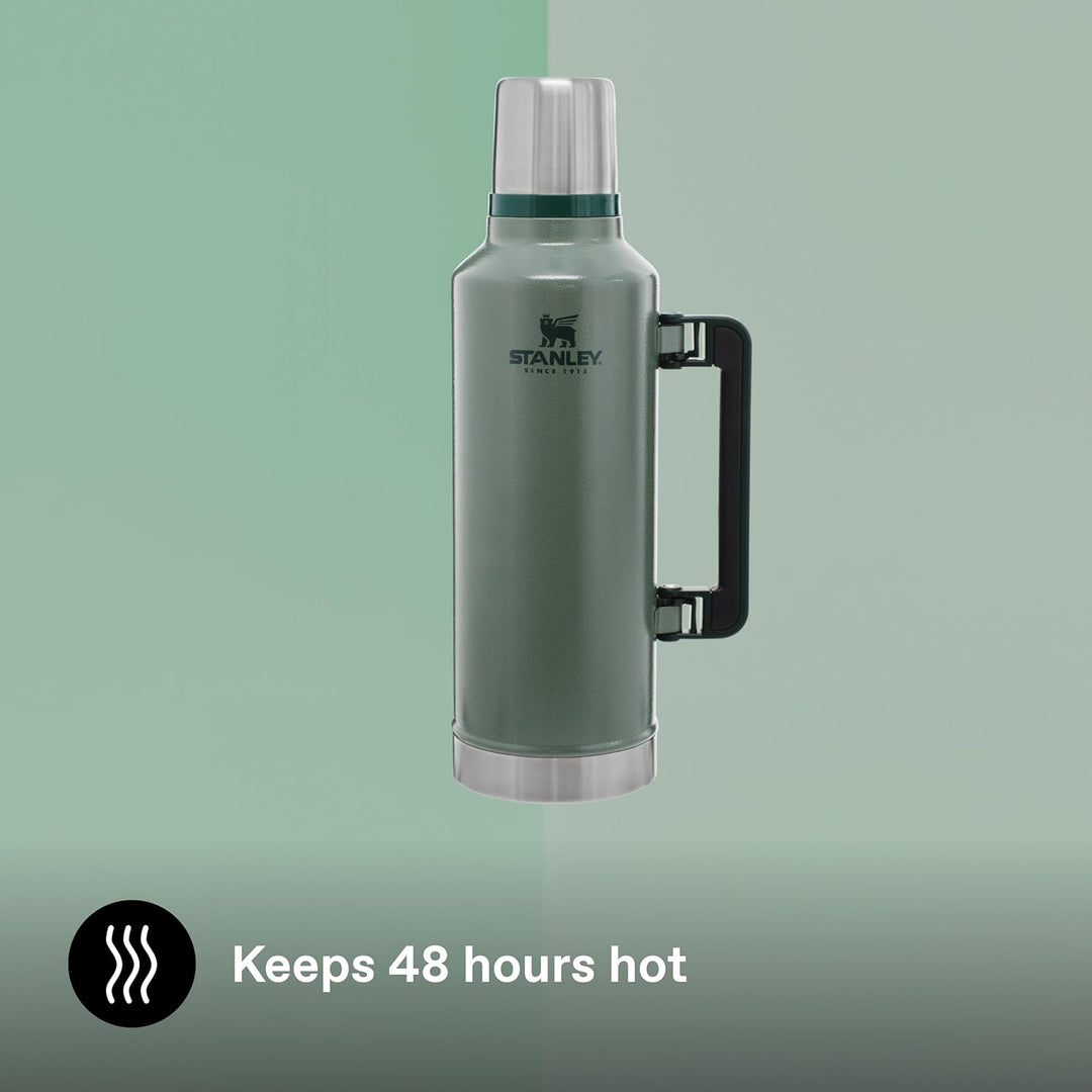 Stanley Classic Legendary Thermosflasche- Thermos Hält 15-48 Stunden Heiss oder Kalt - Edelstahl The