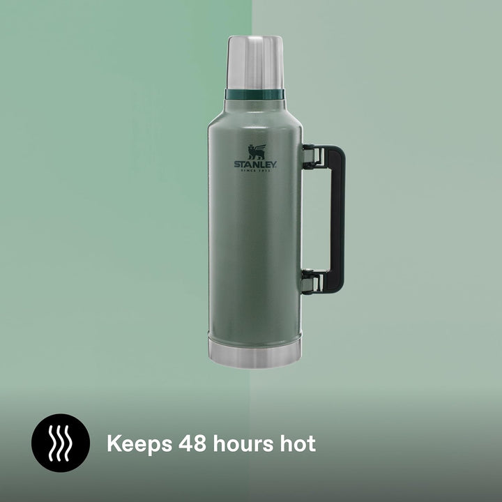 Stanley Classic Legendary Thermosflasche- Thermos Hält 15-48 Stunden Heiss oder Kalt - Edelstahl The